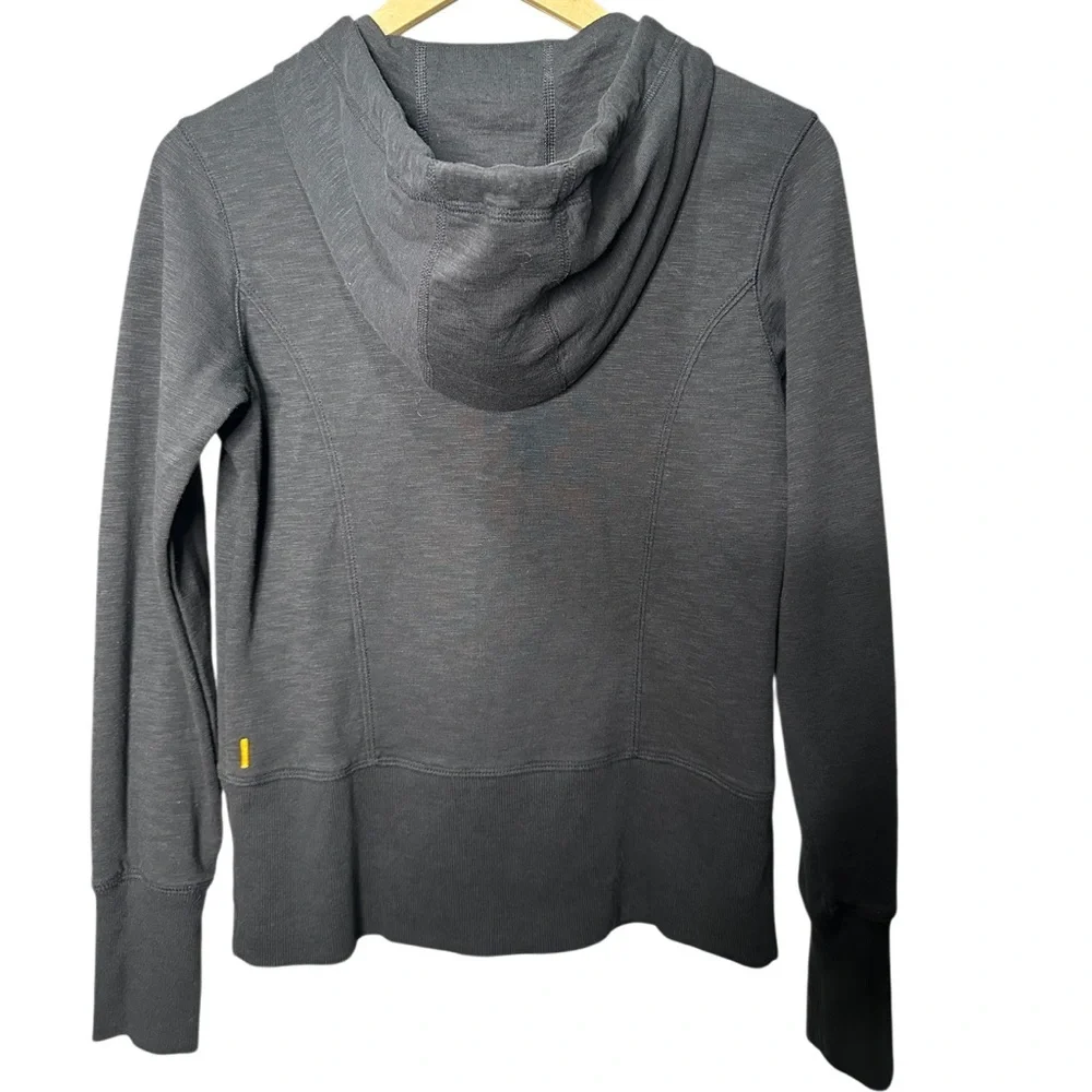 Lucy Active Zip Hoodie | Black | Cotton Blend | Full Zip | Size S